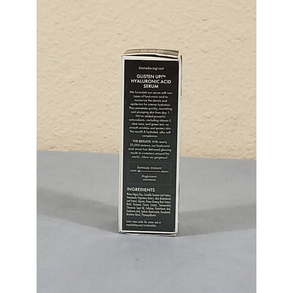 Hyaluronic Acid Serum Vitamin E Aloe Vera 1 oz Eclat Glisten Up! - Picture 2 of 6
